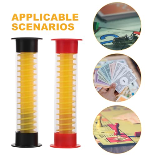 TOYANDONA 2Pcs 5 Second Hourglass Timer with Sound Mini Sand Clock Timer for Game Timing Board Games Party Accessory
