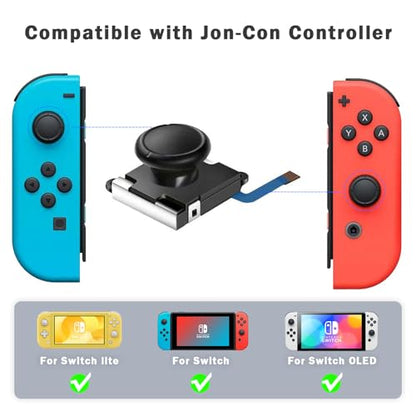 VGBUS Joypad Joystick Replacement Joy-con Repair Tools Kit Joystick Replacement for Nintendo Switch Joy-Con Controller/Switch Lite/Switch OLED Fix Joystick Drift 32PCS