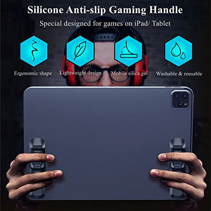 Gaming Handle for iPad, Multi-Finger Operation Silicone Gamepad Grip, Tablet Game Controller for PUBG/Knives Out/Rules of Survival