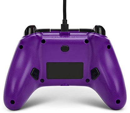 PowerA Enhanced Wired Controller for Xbox Series X|S - Purple Hex, gamepad, wired video game controller, gaming controller, works with Xbox One, Officially Licensed for Xbox - color: Purple Hex