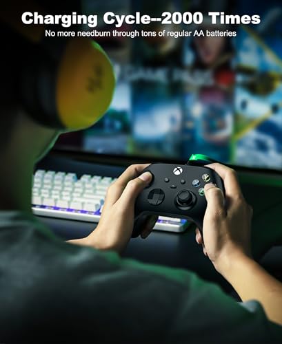 CYOYPPY Rechargeable Xbox Controller Battery Pack (White) - style: Play & Charge Kit white