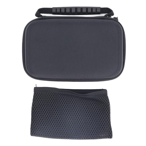 2DS XL 3DS Carrying Case, Hard Shell Storage Bag with 16 Game Cartridges Slots and Removable Pocket, Made of Premium Nylon, Lightweight and Travel Friendly, for Game Console and