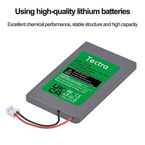 Tectra PS3 Controller Battery, LIP1359 Battery Compatible with Sony PlayStation 3 PS3 Dualshock 3 Controller CECHZC2E, CECHZC2U with USB Charging Cable