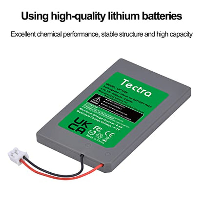 Tectra PS3 Controller Battery, LIP1359 Battery Compatible with Sony PlayStation 3 PS3 Dualshock 3 Controller CECHZC2E, CECHZC2U with USB Charging Cable