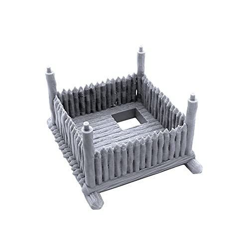 EnderToys Viking Watchtower by Terrain4Print, 3D Printed Tabletop RPG Scenery and Wargame Terrain for 28mm Miniatures