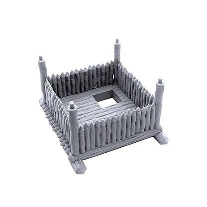 EnderToys Viking Watchtower by Terrain4Print, 3D Printed Tabletop RPG Scenery and Wargame Terrain for 28mm Miniatures