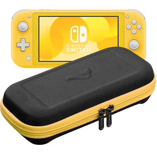 ButterFox Slim Carrying Case for Nintendo Switch Lite with 19 Game and 2 Micro SD Card Holders, Storage for Switch Lite Accessories (Yellow, Slim Switch Lite) - color: Yellow, size: 5.5 inch Switch Lite