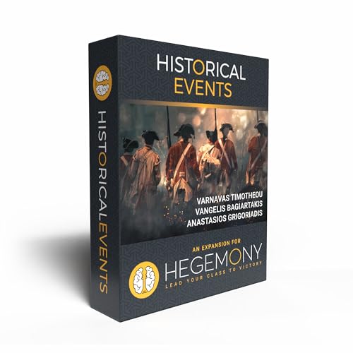 Hegemony: Historical Events Expansion - 50 New Cards Add Events to Your Gameplay, Unique Asymmetric Card Driven Game Board Game, Ages 14+, 2-4 Players - style: Historical Events
