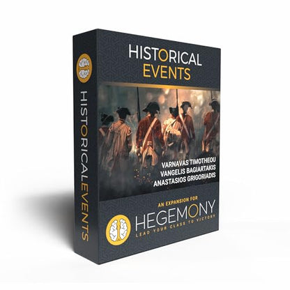 Hegemony: Historical Events Expansion - 50 New Cards Add Events to Your Gameplay, Unique Asymmetric Card Driven Game Board Game, Ages 14+, 2-4 Players - style: Historical Events