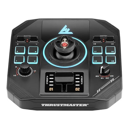 Thrustmaster Sol-R5 Modular Flight Base, with Detachable Grip - PC | 23 programable buttons, X/Y 16-bit Hall-Effect, built-in mini throttle, 3 extra axes, RGB LEDs, fits Thrustmaster grips - style: Sol-R5 Base
