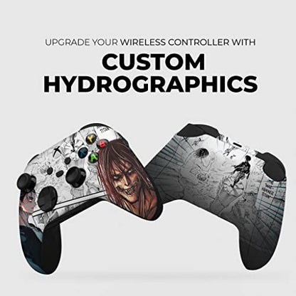 DreamController Attackk On Tittan Custom X-box Controller Wireless compatible with X-box One/Series X/S Proudly Customized in USA with Permanent HYDRO-DIP Printing(NOT JUST A SKIN) (MODDED) - color: Attack On Titan, size: Modded - Front & Back Print