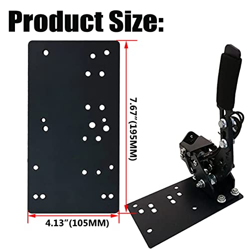 Racing Game USB Handbrake Drift Adapter Board for Logitech G27 G29 Steam Racing Game Simulation Bracket Accessories (Right, Black) - size: Right