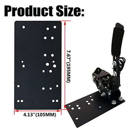 Racing Game USB Handbrake Drift Adapter Board for Logitech G27 G29 Steam Racing Game Simulation Bracket Accessories (Right, Black) - size: Right
