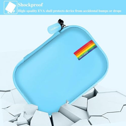 Leayjeen Kids Camera Case Compatible with Goopow/SGAINUL/Gofunly/ArtCWK and More Video Digital Camera Gift - Case for Toy Action Camera and Accessories(Case Only) | Fits CIMELR/Seckton/OZMI Kids Toy Cameras and Children Digital Camera,Shockproof Water-Res