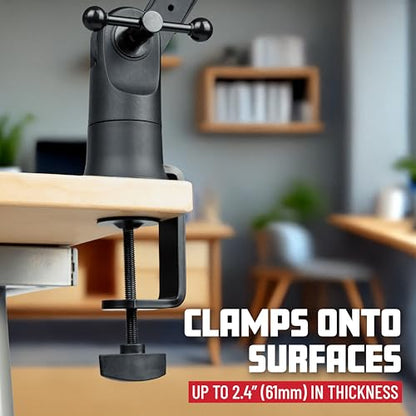 Gator Frameworks Slim Profile Desk-Mounted Mic Stand Boom Arm for Broadcasts, Podcasts, Content Creation, Live Streaming, & Similar Applications (GFWMICBCBM0500) - style: 500 Series
