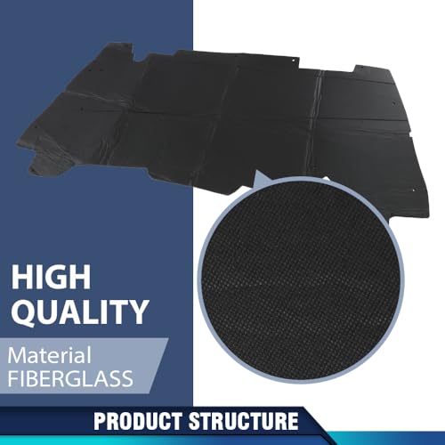 PIT66 Under Hood Insulation Pad Compatible with Dodge Ram 1500 1994 1995 1996 1997 1998 1999 2000 2001(Not Fit Durango Or Dakota, Not Fit for Diesel) - style: 1994-2001 Dodge Ram 1500