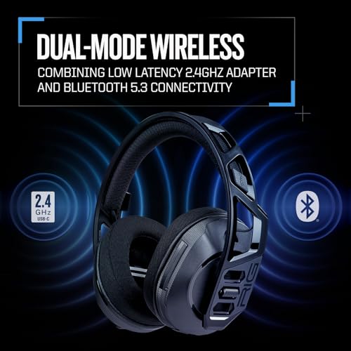 RIG 600 PRO HS Dual Wireless Multiplatform Gaming Headset | Wireless 2.4GHz / Bluetooth for PlayStation PS4, PS5, Nintendo Switch, PC, USB, Steam Deck, Android, iPhone - Arctic Camo