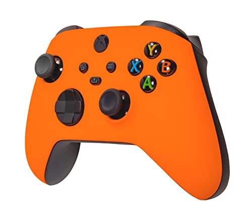 Xbox One Series X S Custom Soft Touch Controller - Soft Touch Feel, Added Grip, Neon Orange Color - Compatible with Xbox One, Series X, Series S - color: ORANGE XS