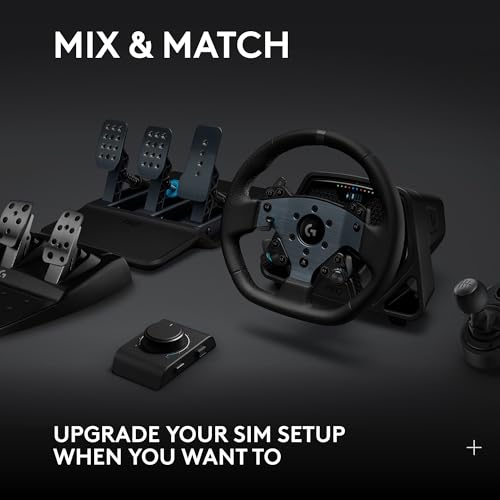 Logitech G Racing Adapter Xbox Series X|S Xbox One Playstation 4 5 | Mix and match gear, on-the-fly brake pressure dial, includes USB-A and 60 cm serial cables, Logitech G HUB support
