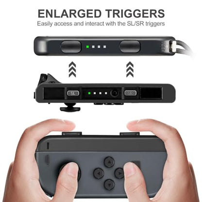 Gepicest Wrist Strap for Joycon 4 Pieces Switch Parts Accessories Controller Attachments Compatible with Joy Con, Dual Remote Comfort Controller Straps Black White 2 Pairs - color: Black/White