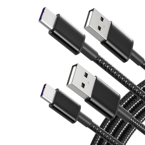 Charger Charging Cord for Xbox Series X/S,PS5/PS5 Pro Controller,Xbox Elite Series 2,Switch Pro Controller USB Type C Nylon Braided Cable Replacement (2 Pack,10 FT) - style: 10 FT(Pack of 2)