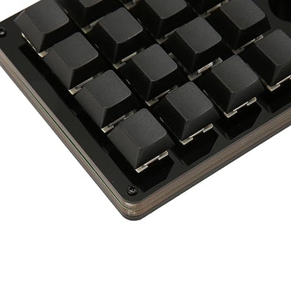 XUMIUZIY Programmable Macro Keyboard, 16 Key Macro Mechanical Gaming Keypad with 3 Knobs, One Handed Hot Swappable Switch Gaming Keyboard Wired, for Gaming Office Media