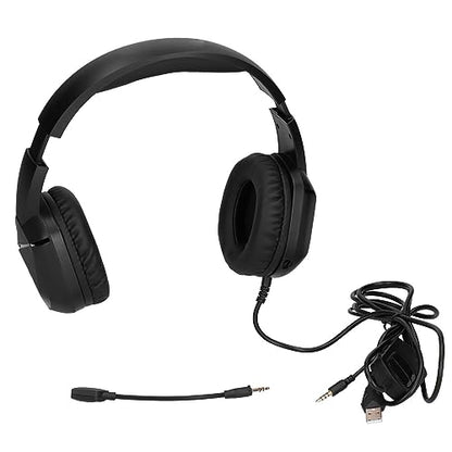Wired Stereo Gaming Headset with Detachable Microphone for PCs Laptops and Game Consoles Comfortable Design (with 3.5mm Plug) - size: With 3.5mm plug
