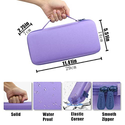 Aenllosi Hard Case for Logitech G Cloud Gaming Handheld, Purple | Hard shell construction, Water-resistant design, Impact-resistant design, Protective case only - color: Purple