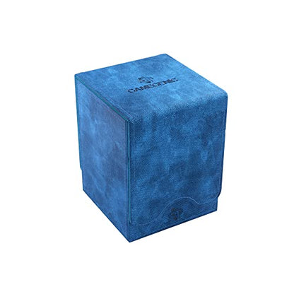 GameGenic Deck Box – Squire XL Blue 100CT – Durable and Sturdy TCG, OCG, CCG Card Storage – Compatible with Pokemon, Yugioh, Commander, and MTG Magic: The Gathering Cards - color: Blue