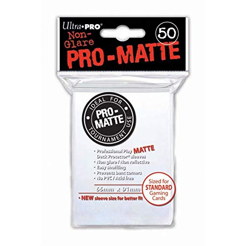 Ultra Pro Pro-Matte White Deck Protector - color: White
