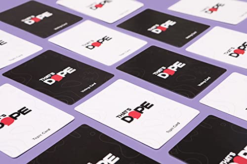 That's Dope: The Party Game for Strong Opinions • Core Pack | 288 Topic Cards, 6 Voting Card Game Set | Fun Adult and Family Party Game
