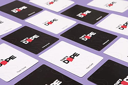 That's Dope: The Party Game for Strong Opinions • Core Pack | 288 Topic Cards, 6 Voting Card Game Set | Fun Adult and Family Party Game