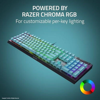 Razer BlackWidow V4 X Mechanical Gaming Keyboard, Zenless Zone Zero Edition | Green Switches Tactile & Clicky, 6 Macro Keys, Chroma RGB, Doubleshot ABS Keycaps, Sound Dampening & Stabilizers - color: Zenless Zone Zero Edition