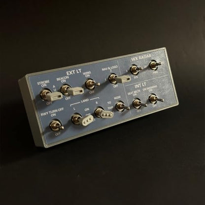 Goekhyrani Flight Simulator Control Panel,.A101 A32x mini Light OVERHEAD Panel for MSFS 2020/2024 - Compatible with Fenix A320 FBW A32NX - Windows Home Cockpit