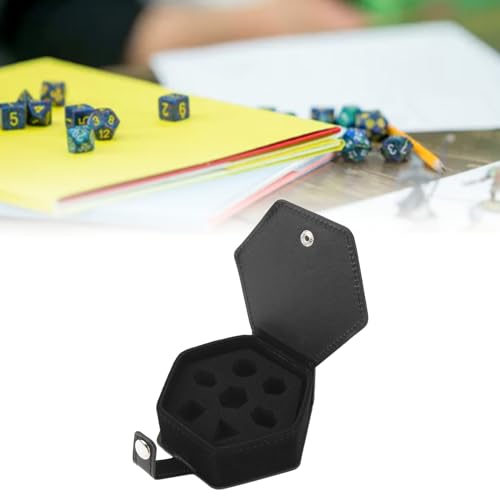 7 Dice Case Box Tray, Storage Holder for DND Dice Set, for D and D Dungeons and Dragons, Dice Storage Case, Individual Metal or Plastic Polyhedral Dice Display Case