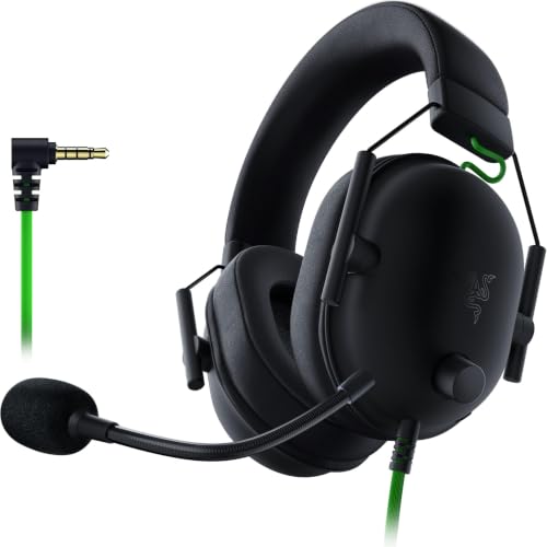 Razer BlackShark V2 X Gaming Headset: 7.1 Surround Sound - 50mm Drivers - Memory Foam Cushion - for PC, PS4, PS5, Switch - 3.5mm Audio Jack - Black (Pack of 8) - color: Black, size: 3.5 mm (Pack of 8), style: PC