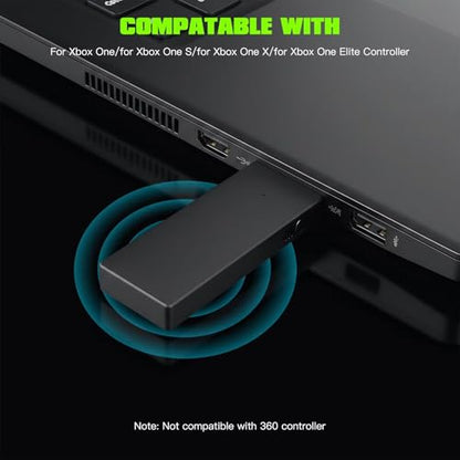 JURENGUDF Wireless Adapter Accessories for PC Windows 10 8.1 8 Compatible with Xbox One Controller