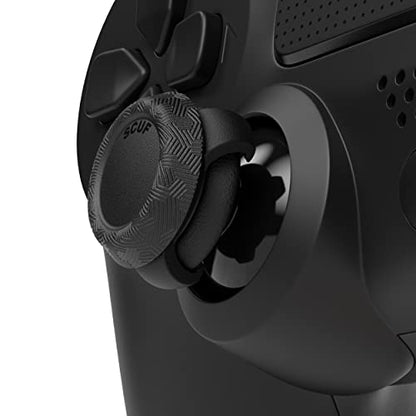 SCUF Control Thumbstick Grips - 4 Pack with 2 Bases - Pulse - Joystick Thumb Grips For Xbox One and Xbox Series X & S, PS4, PS5, Nintendo Switch Pro Controller - Black - color: Black, size: 4 Pack, style: Pulse
