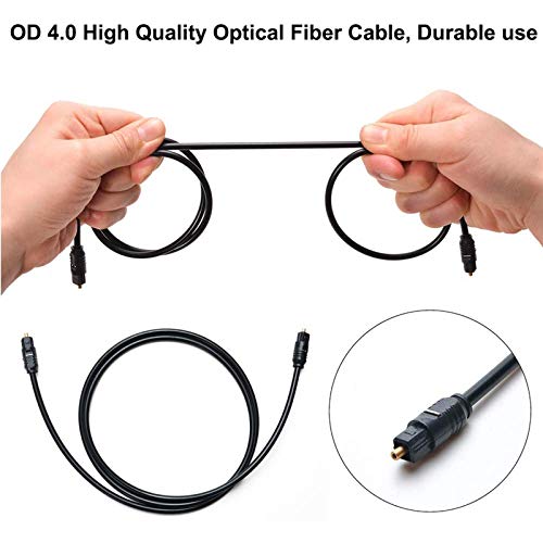 4K x 2K HDMI Audio Extractor Splitter, HDMI Audio Converter Adapter | Support Ultra HD 4K Toslink Optical Audio Output and 3.5mm with optical fiber cable