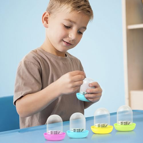 12 Pack Mini Dice Cup Set，Party Favors for Adults Kids Toddlers, Plastic Shaker Dice Game，Shaker Cup Desk Toys, Classroom Rewards, Carnival Prizes, Goodie Bag Stuffers, Treasure Box, Pinata Fillers