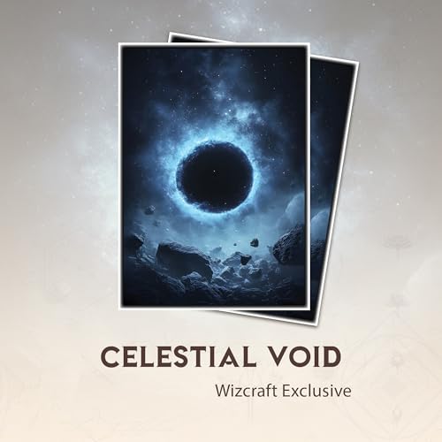 Celestial Void MTG Card Sleeves (Smooth) - 104 Count Standard Size TCG Sleeves - Compatible with Magic The Gathering - Double Sleeving - Original Art Design, Premium Protection - color: Celestial Void
