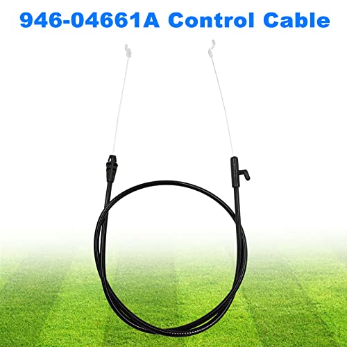 Control Cable 946-04661A for MTD, Troy-Bilt, Craftsman, Yard Machines, Cub Cadet, Yard Man, Bolens, Murray Lawn Mowers, Replaces 746-04661, 746-04661A, 946-04661