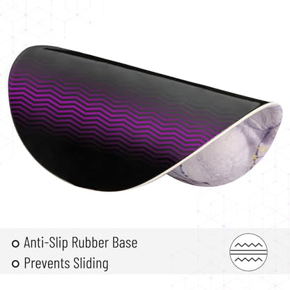 Mr. Pen- Ergonomic Mouse Pad with Wrist Rest, Pink Marble Luxe Design | Breathable Fabric with Memory Foam Cushion, Non-Slip Rubber Base, Gel Mouse Pad with Wrist Support - color: Pink Marble Luxe