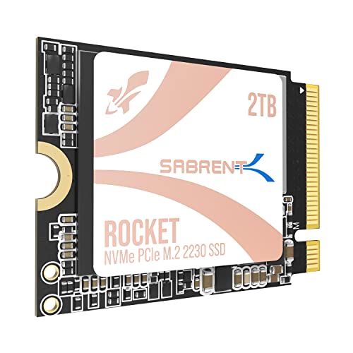 SABRENT Rocket Q4 2230 NVMe SSD 2TB – PCIe Gen4 M.2 Internal SSD for Steam Deck, ROG Ally, Surface Pro, Mini PCs – DRAM-Less QLC, Up to 5GB/s, Single-Sided, Compact Form Factor [SB-213Q-2TB] - size: 2TB