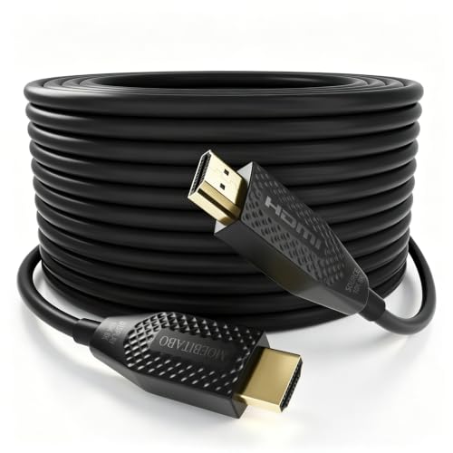 8K Long Fiber Optic HDMI cable in-Wall CL3 Rated 48Gbps 66FT Ultra High speed HDMI 2.1 Cord 8K@60Hz 4K@120Hz 10K@30Hz HDCP 2.2&2.3, eARC HDR10 Dolby Compatible with Laptop/PS5/TV/PC/Switch/Mac/Xbox - size: 66FT