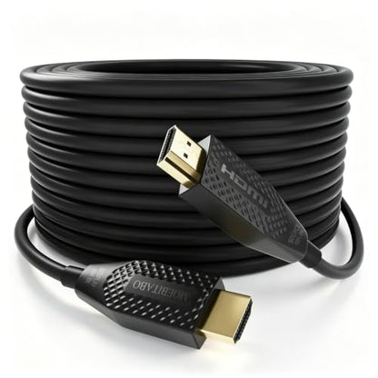 10k 8K Fiber Optic HDMI Cable Long 75FT in-Wall CL3 Rated 48Gbps Ultra High speed HDMI 2.1 Cord 8K@60Hz 4K@120Hz 10K@30Hz,HDCP 2.2/2.3 eARC HDR10 Dolby Compatible with PC TV Monitor Laptop PS4/PS5 - size: 75FT