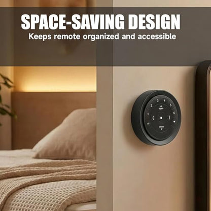 Surface Mount Bracket Station Wall Mount Holder for Hunter Douglas PowerView Remote Control Generation 2 Bracket Station Only (Black) - color: Black