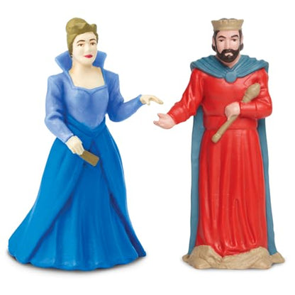 Safari Ltd. Days of Old TOOB - Figurine of Wizard, Witch, Queen, King, Princess, and Prince - Medieval Toy Set for Boys, Girls, and Kids Ages 3+