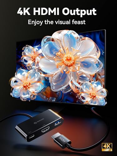Switch Dock Docking Station for Nintendo: Portable Switch TV Dock Adapter Compatible with Nintendo Switch/OLED/Steam Deck/Laptop, USB C to HDMI Adapter with 4K, PD 100W Charging, USB 3.0 Port - style: QC301【1 × HDMI + 1 × USB-A + PD 100W】