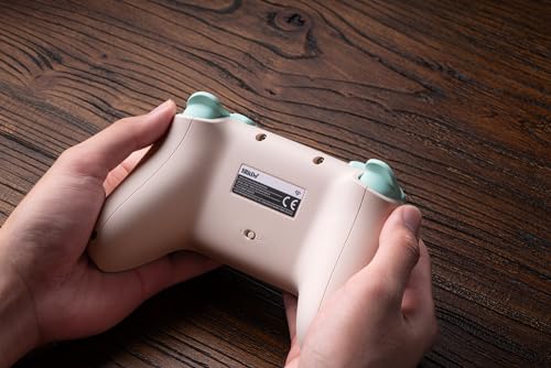 8Bitdo Ultimate 2C Hall Effect Joysticks and Hall Triggers Wireless Controller for Windows PC and Android, with Remappable L4/R4 Bumpers, Turbo function & Rumble vibration (Mint) - color: Mint, size: Ultimate 2C